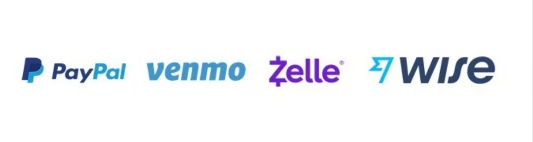 PayPal, Venmo, Zelle, Wise
